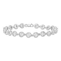 Diamond Illusion Bezel Bracelet